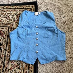 Blue waistcoat vest